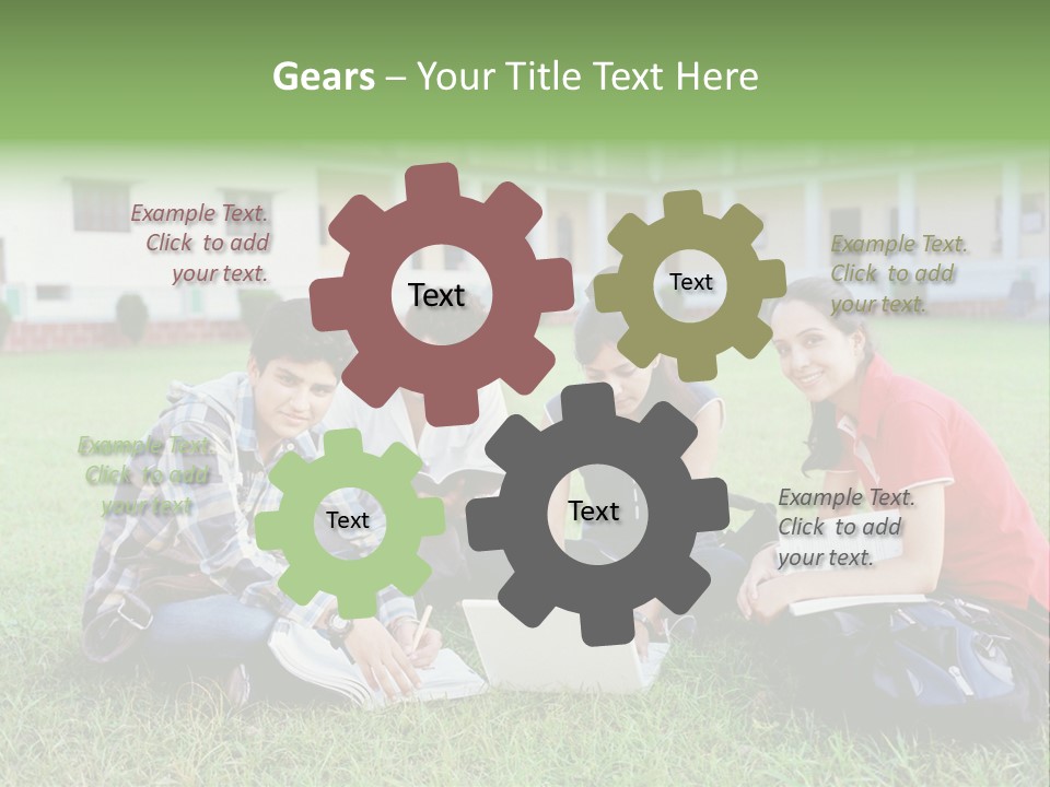 Happiness Asian Casual PowerPoint Template