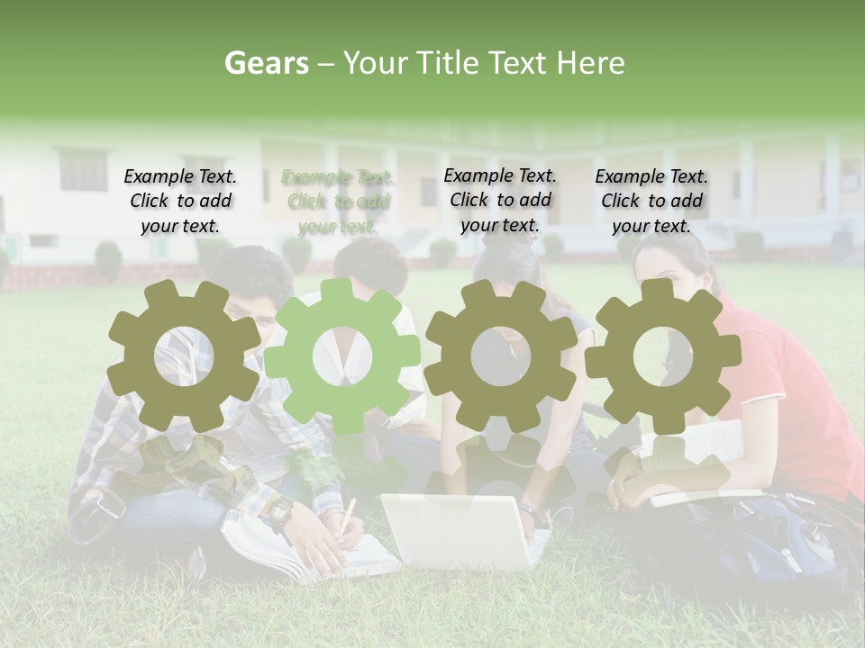 Happiness Asian Casual PowerPoint Template