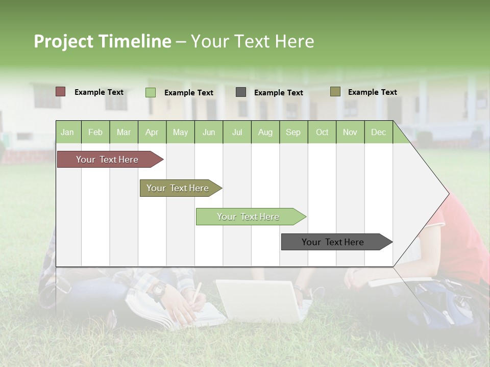 Happiness Asian Casual PowerPoint Template
