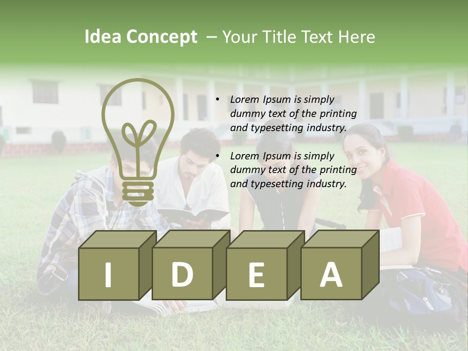 Happiness Asian Casual PowerPoint Template