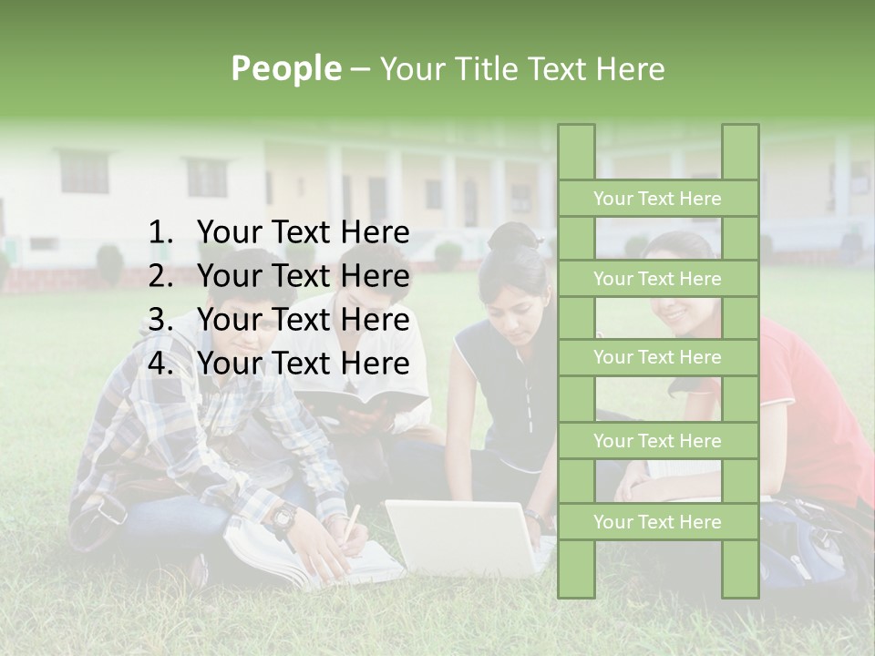 Happiness Asian Casual PowerPoint Template