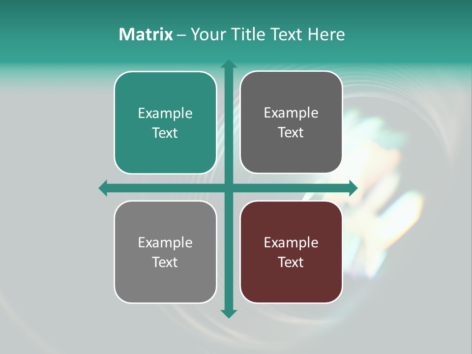 Reflection Industry Equipment PowerPoint Template
