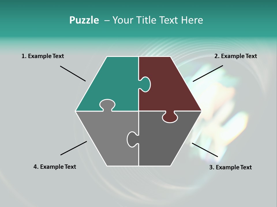 Reflection Industry Equipment PowerPoint Template