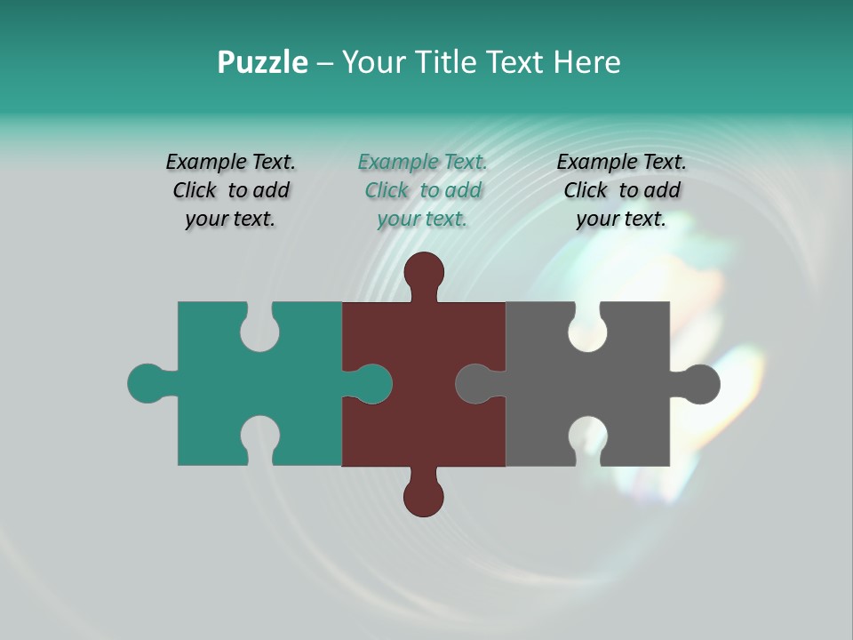 Reflection Industry Equipment PowerPoint Template