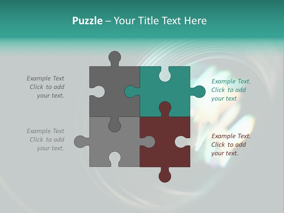 Reflection Industry Equipment PowerPoint Template