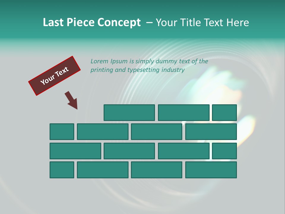 Reflection Industry Equipment PowerPoint Template