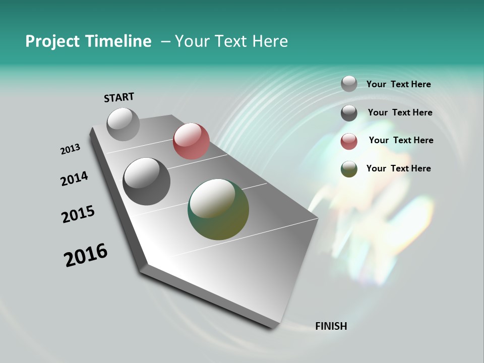 Reflection Industry Equipment PowerPoint Template