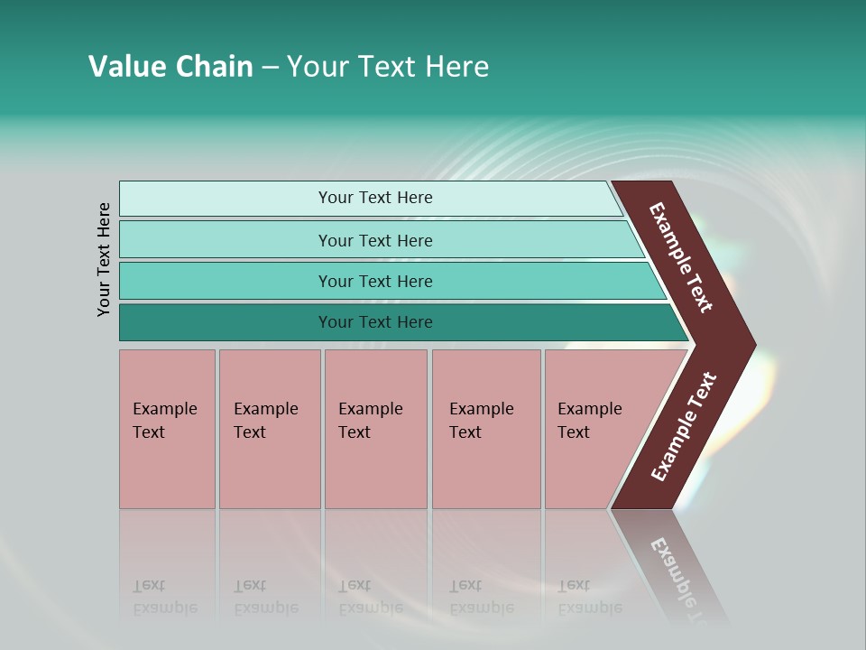 Reflection Industry Equipment PowerPoint Template