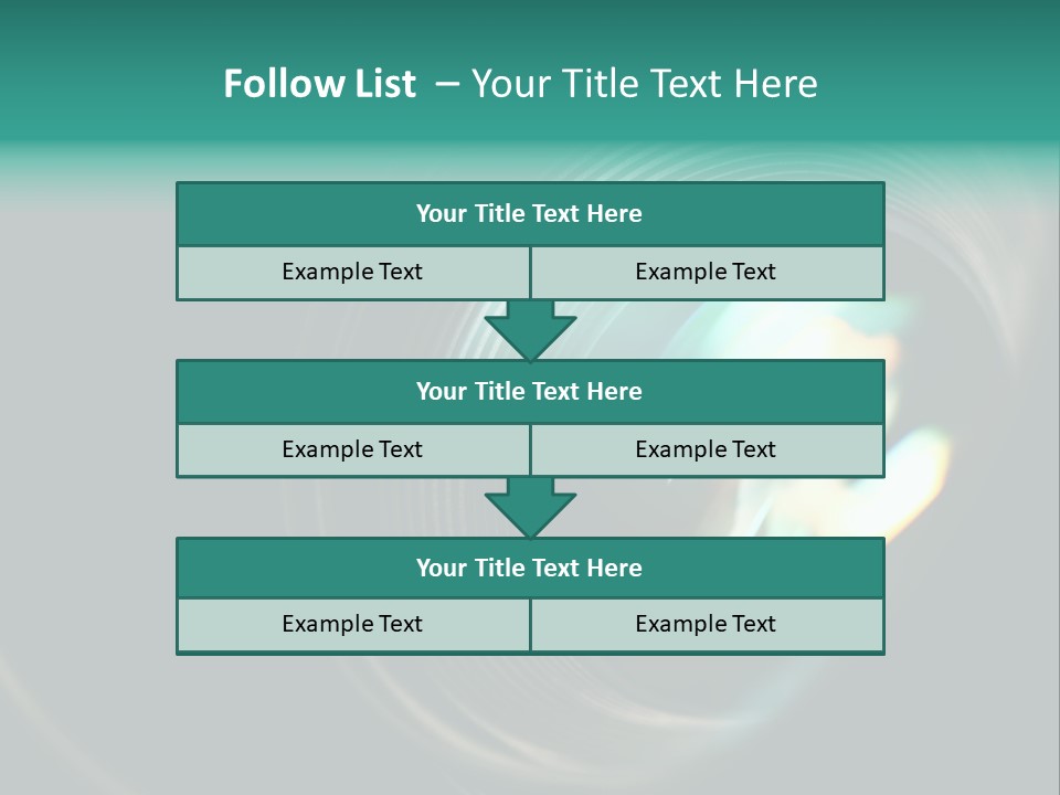 Reflection Industry Equipment PowerPoint Template