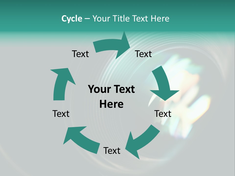 Reflection Industry Equipment PowerPoint Template