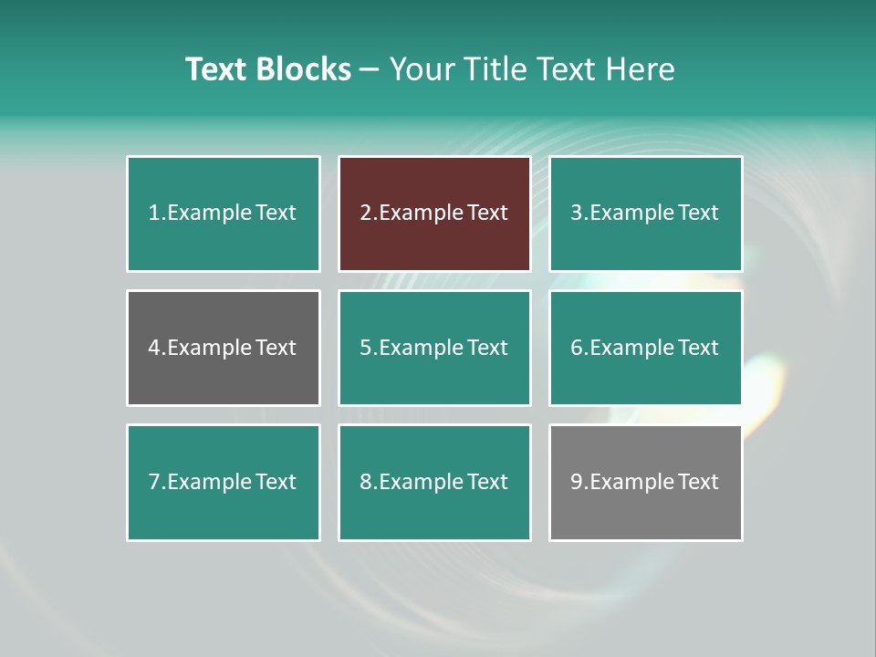 Reflection Industry Equipment PowerPoint Template