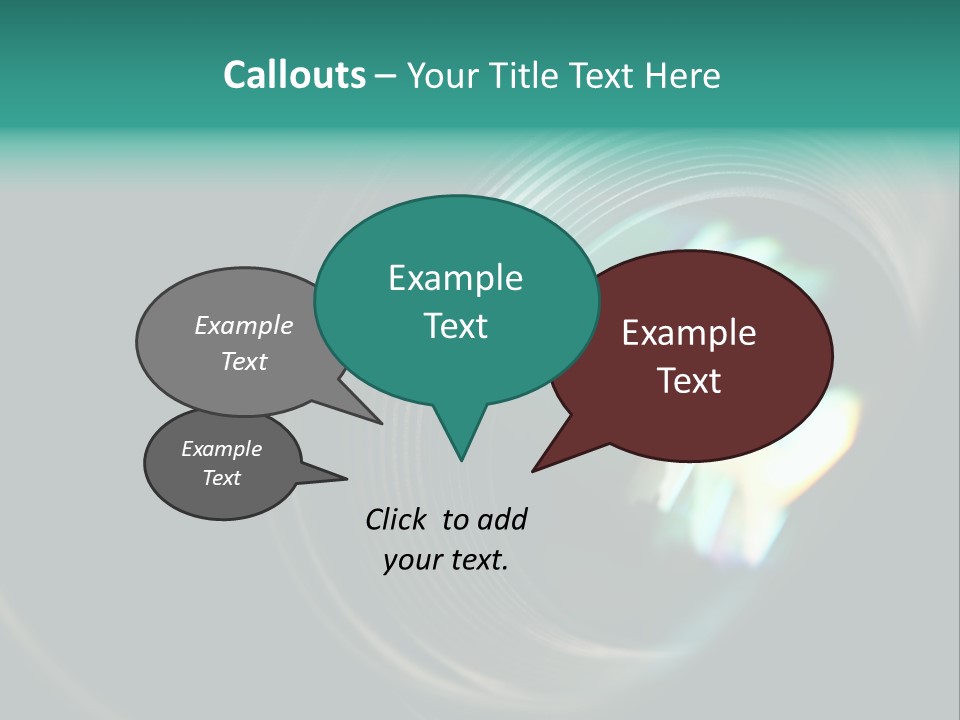 Reflection Industry Equipment PowerPoint Template
