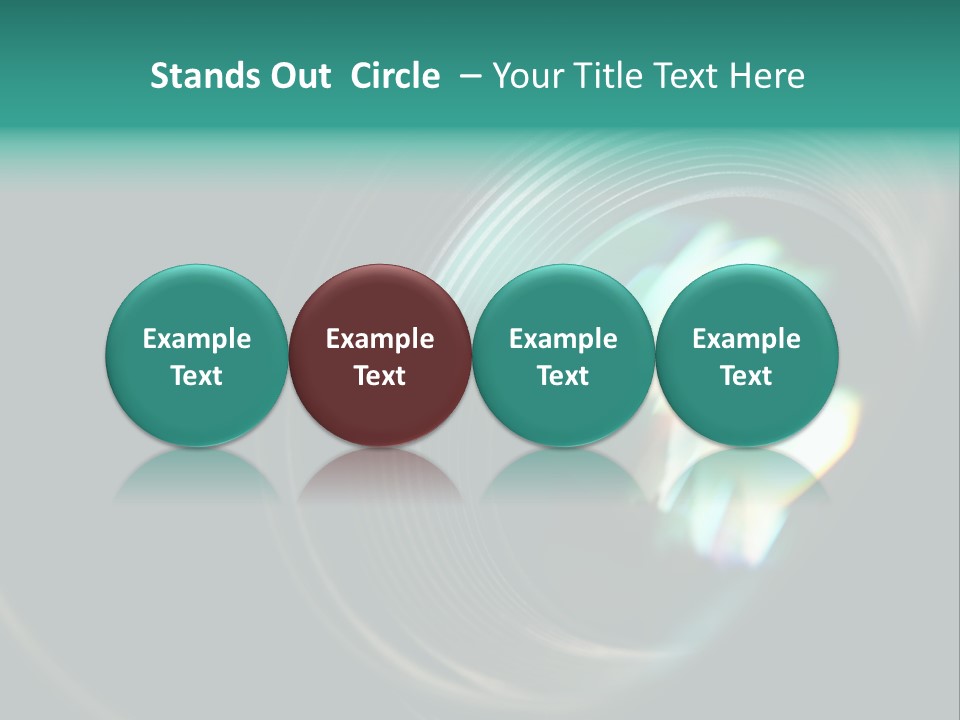 Reflection Industry Equipment PowerPoint Template