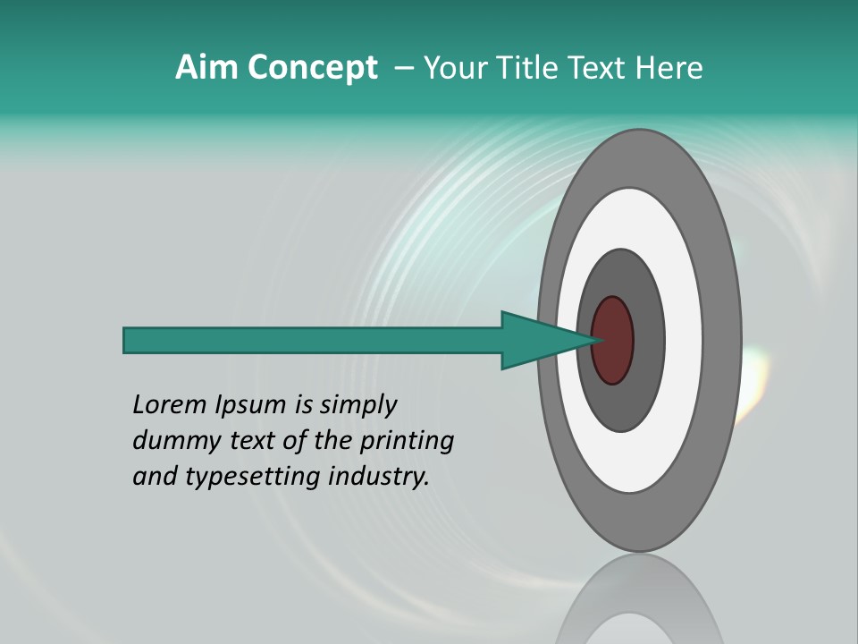 Reflection Industry Equipment PowerPoint Template