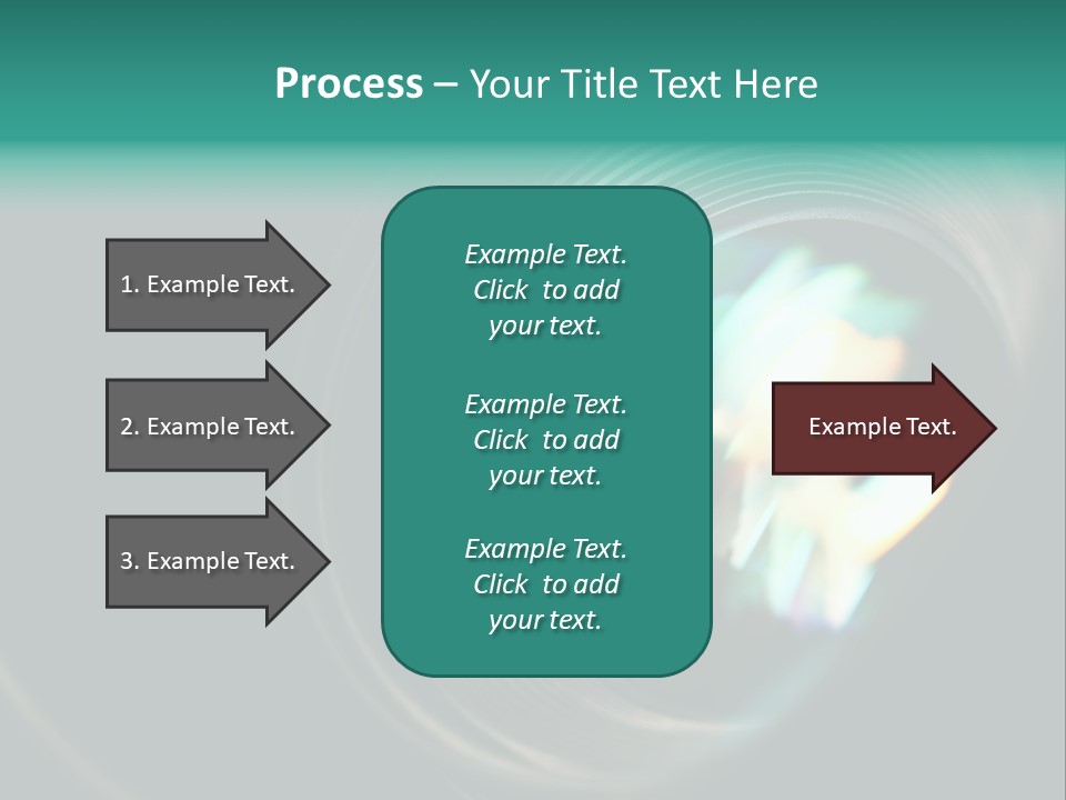 Reflection Industry Equipment PowerPoint Template