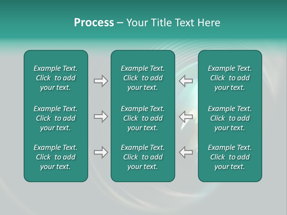 Reflection Industry Equipment PowerPoint Template