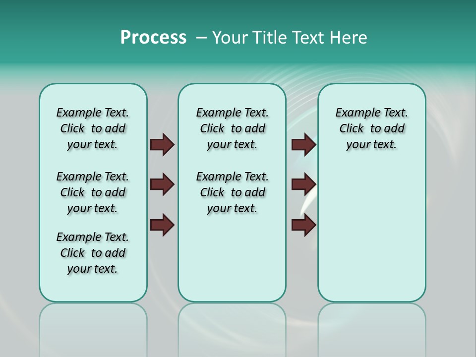 Reflection Industry Equipment PowerPoint Template