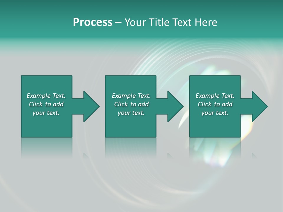 Reflection Industry Equipment PowerPoint Template