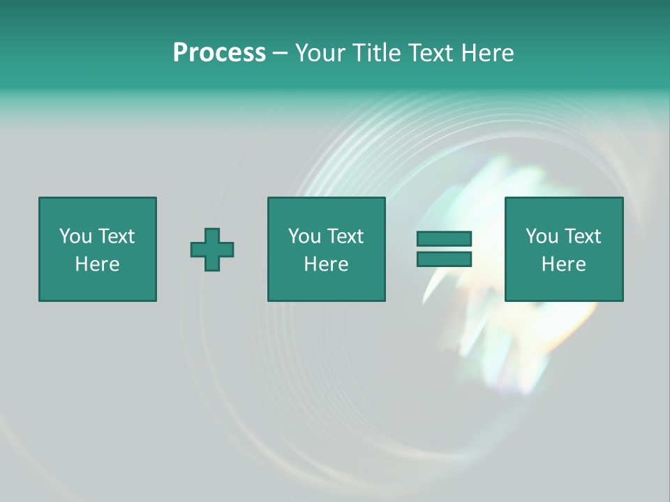 Reflection Industry Equipment PowerPoint Template
