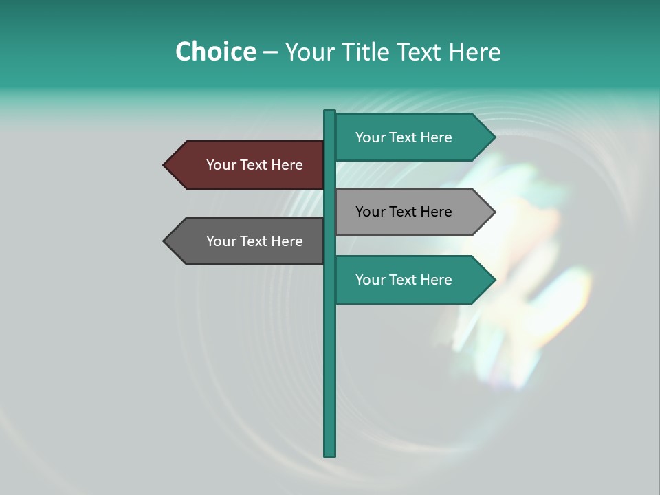 Reflection Industry Equipment PowerPoint Template