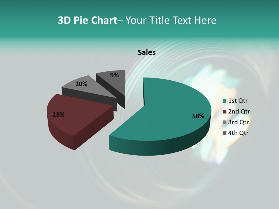 Reflection Industry Equipment PowerPoint Template