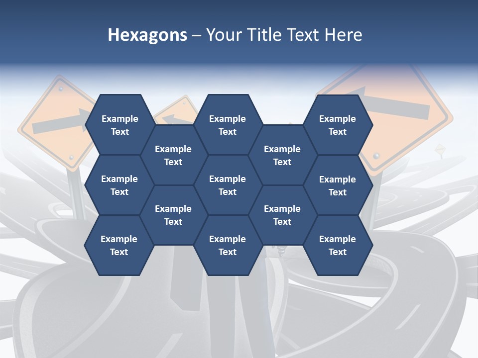 Crossroads Need Direction Confusion PowerPoint Template