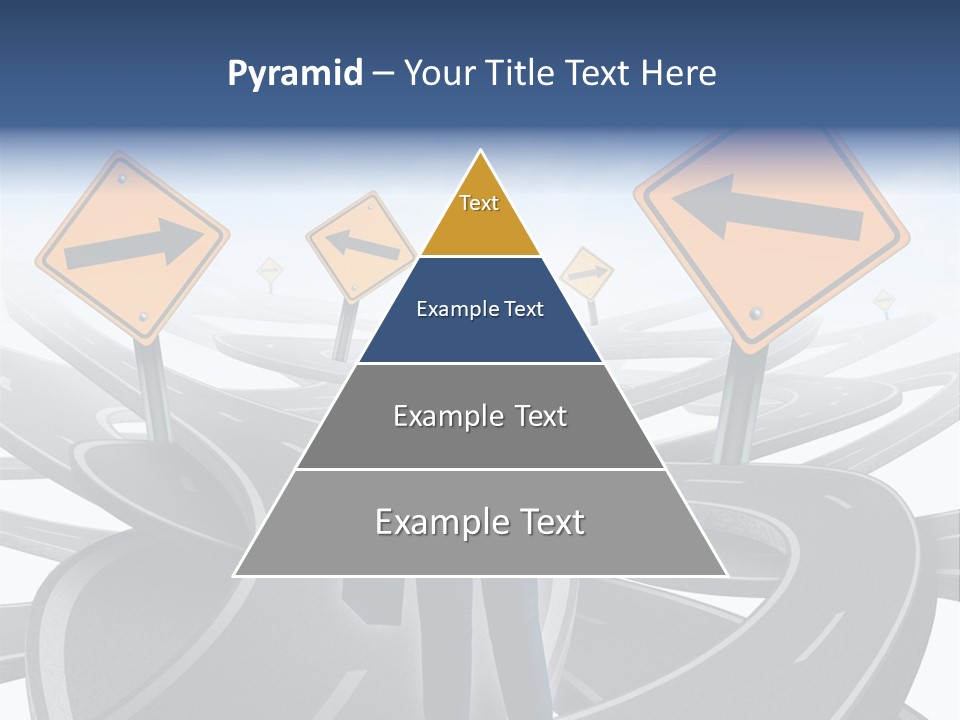 Crossroads Need Direction Confusion PowerPoint Template
