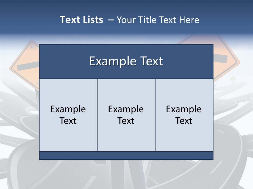 Crossroads Need Direction Confusion PowerPoint Template