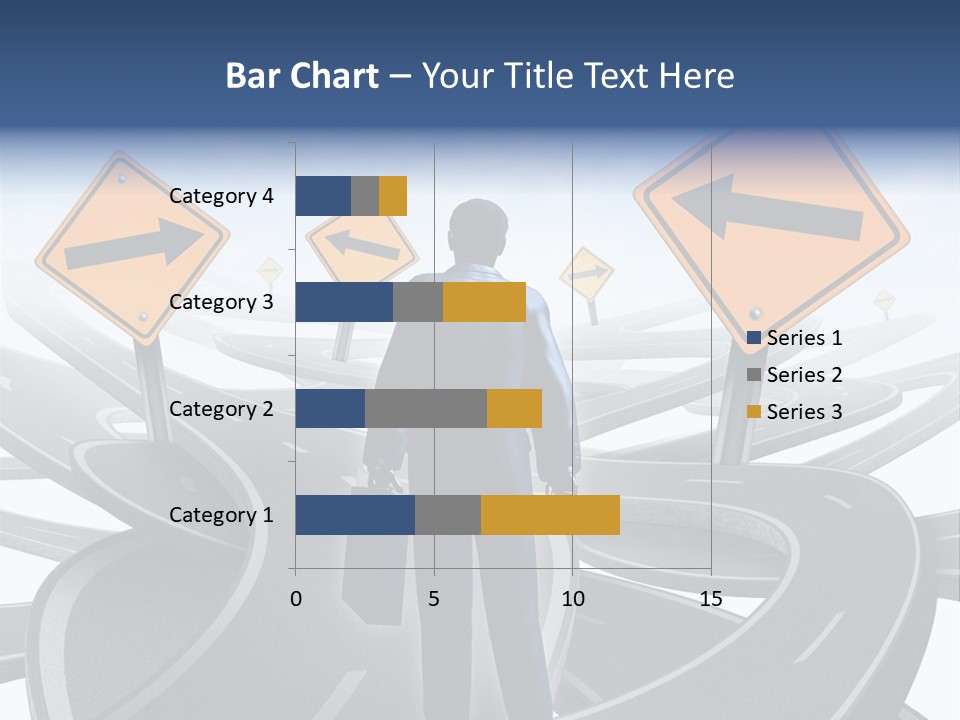 Crossroads Need Direction Confusion PowerPoint Template