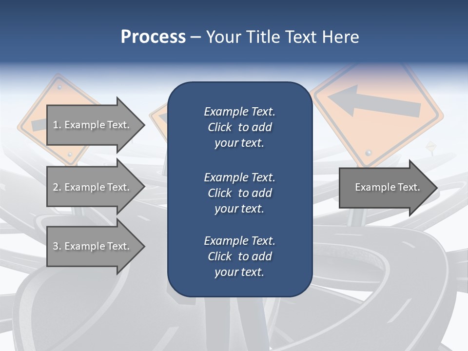 Crossroads Need Direction Confusion PowerPoint Template