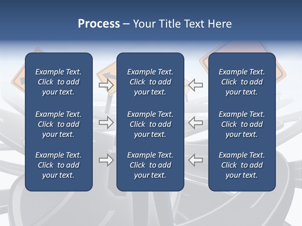 Crossroads Need Direction Confusion PowerPoint Template