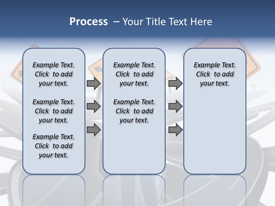 Crossroads Need Direction Confusion PowerPoint Template