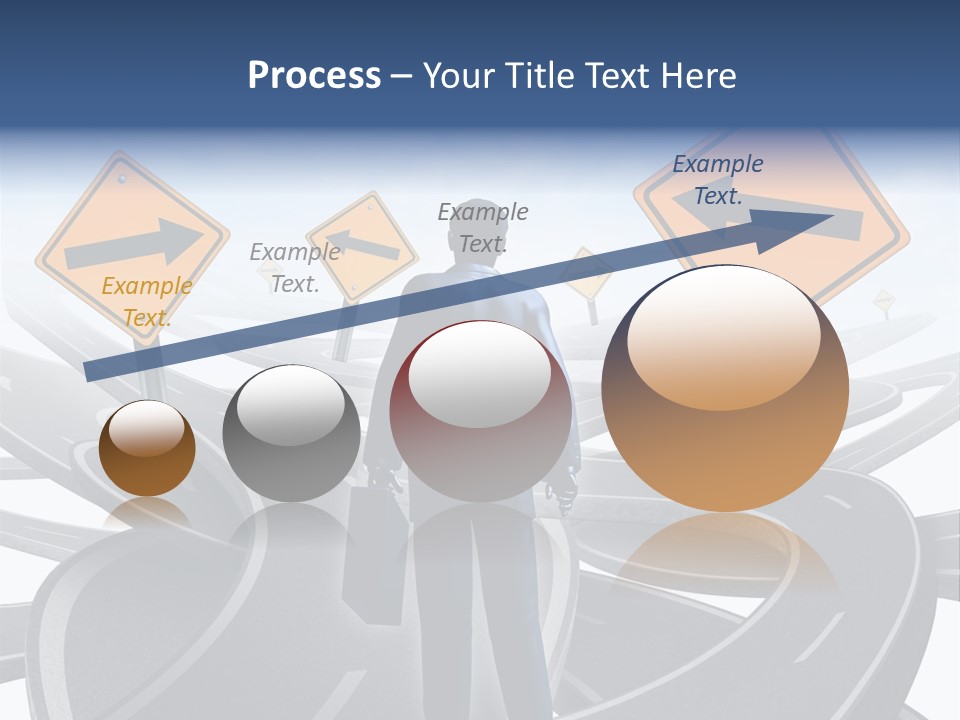 Crossroads Need Direction Confusion PowerPoint Template
