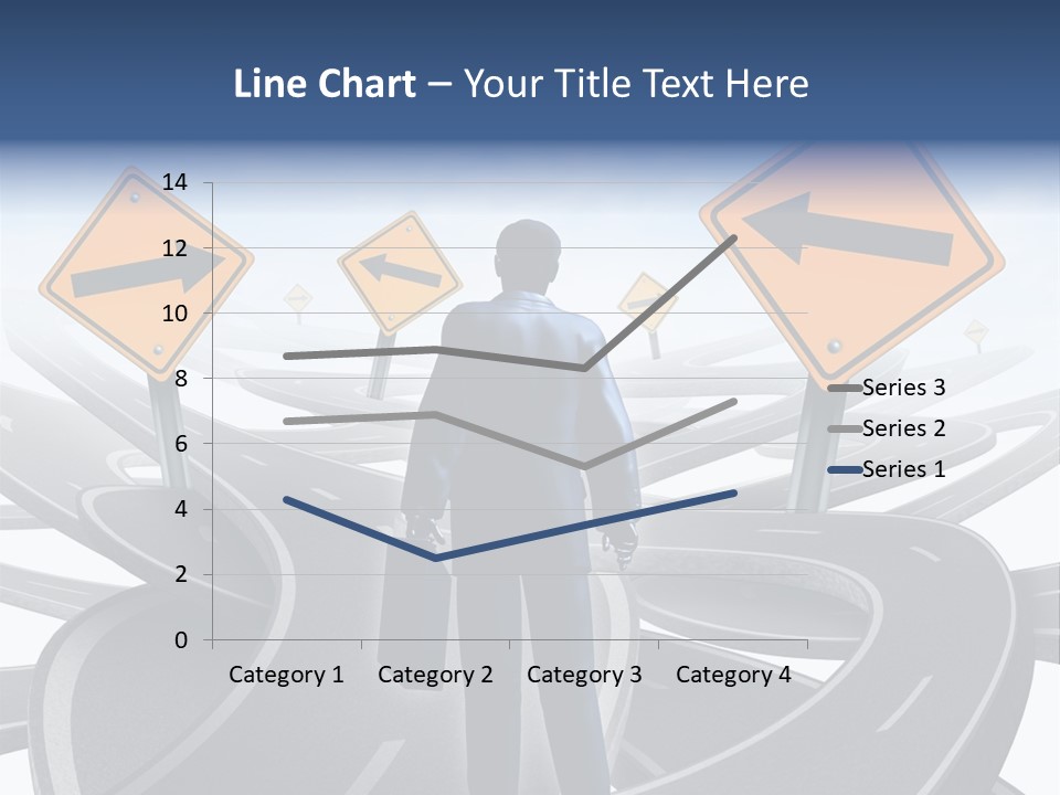 Crossroads Need Direction Confusion PowerPoint Template