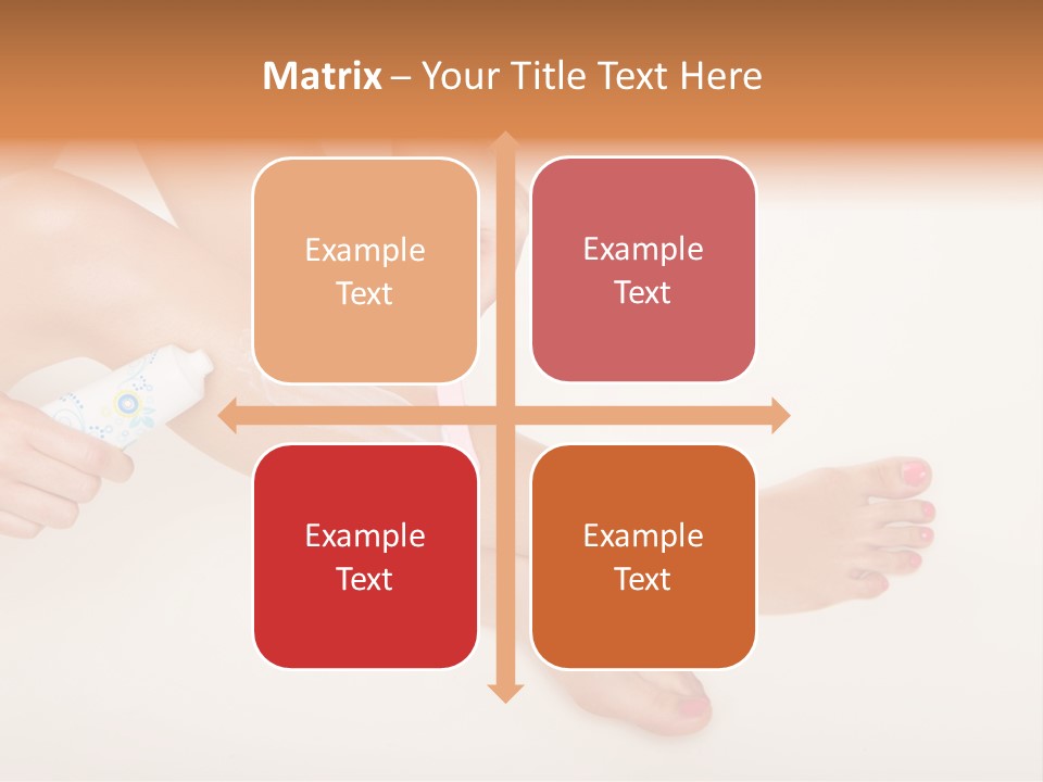 Sensual Waxing Graceful PowerPoint Template