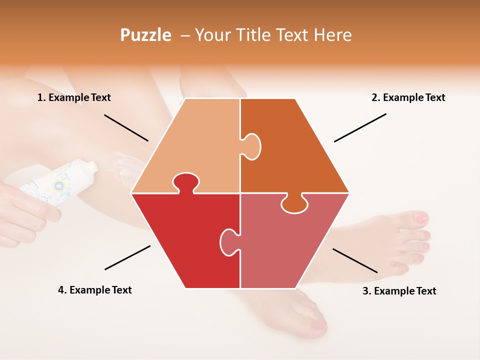 Sensual Waxing Graceful PowerPoint Template