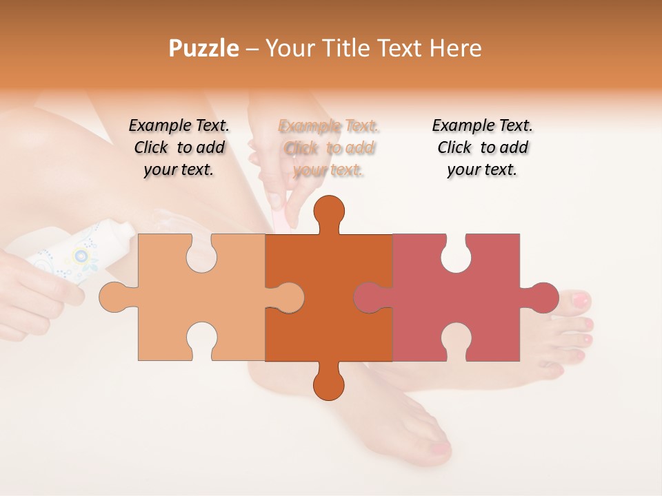 Sensual Waxing Graceful PowerPoint Template