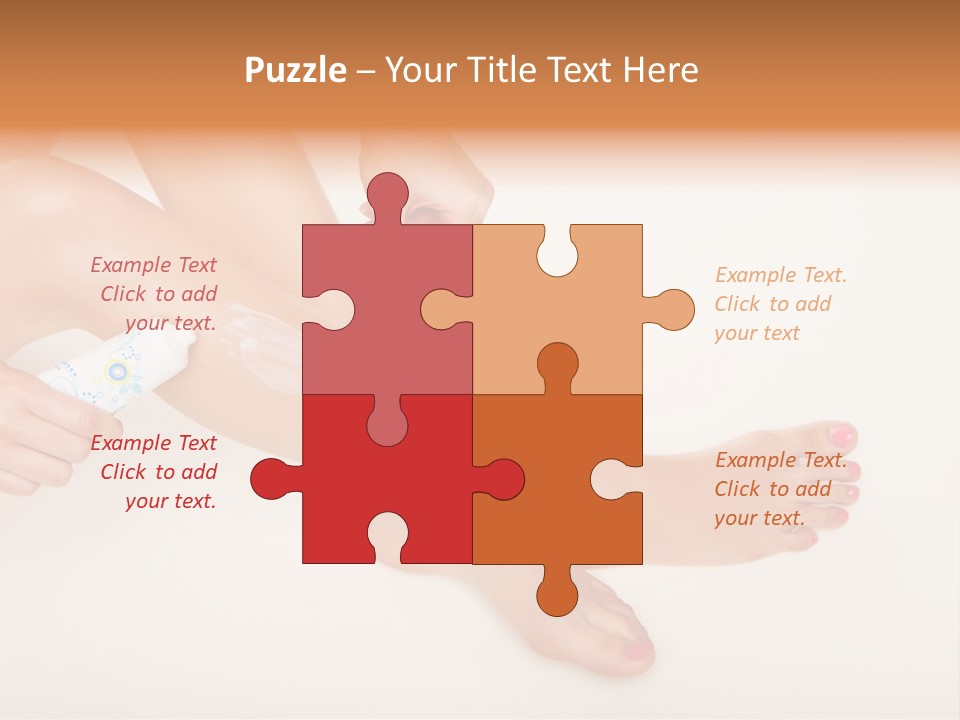 Sensual Waxing Graceful PowerPoint Template