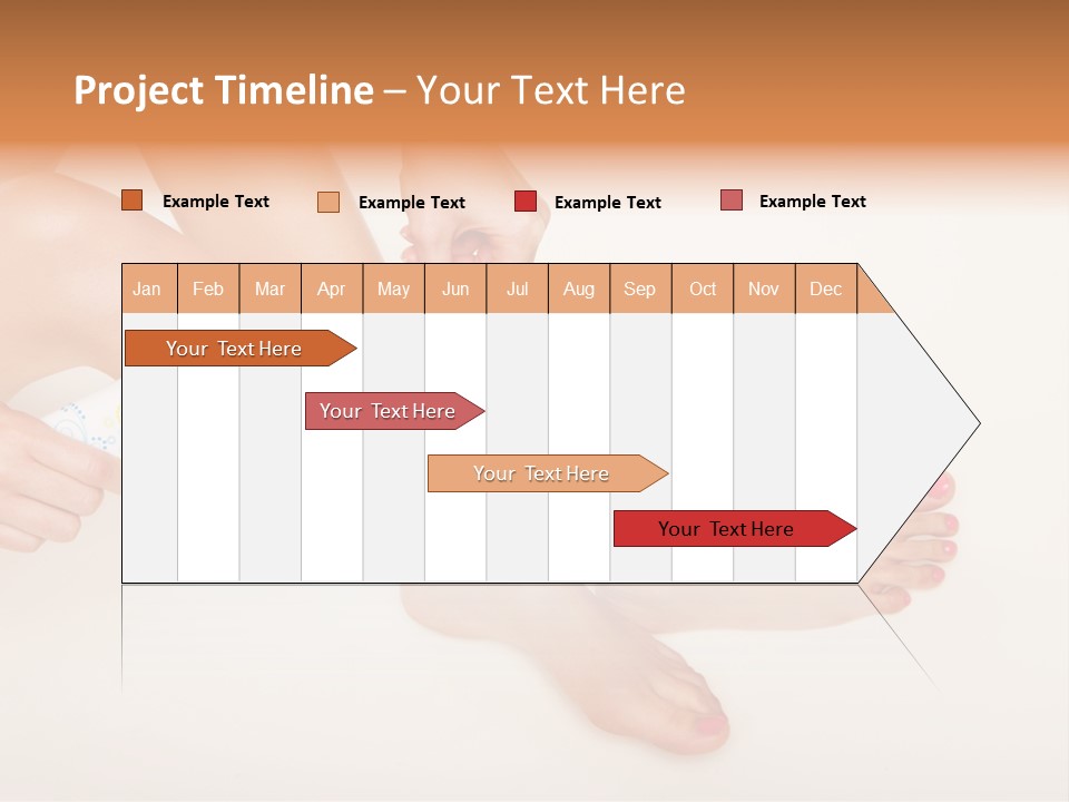 Sensual Waxing Graceful PowerPoint Template