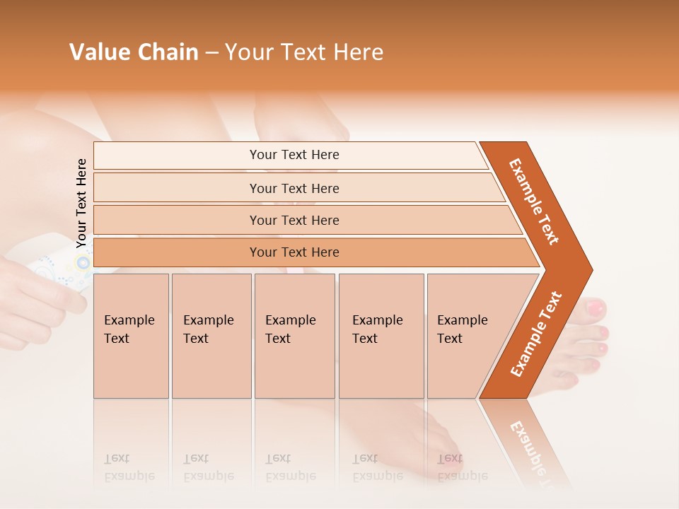 Sensual Waxing Graceful PowerPoint Template