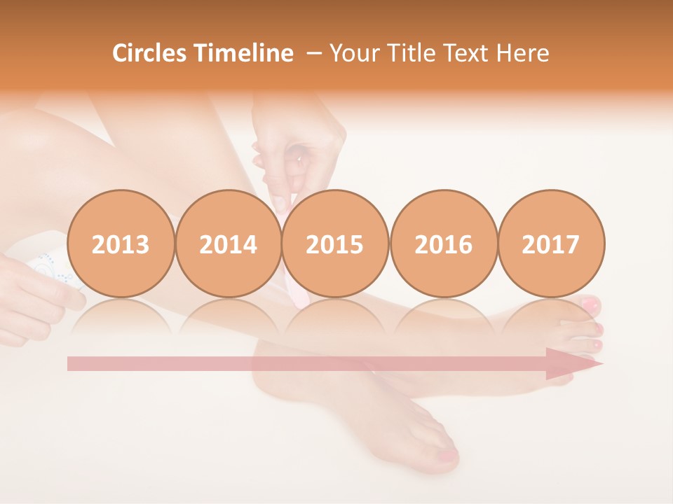 Sensual Waxing Graceful PowerPoint Template