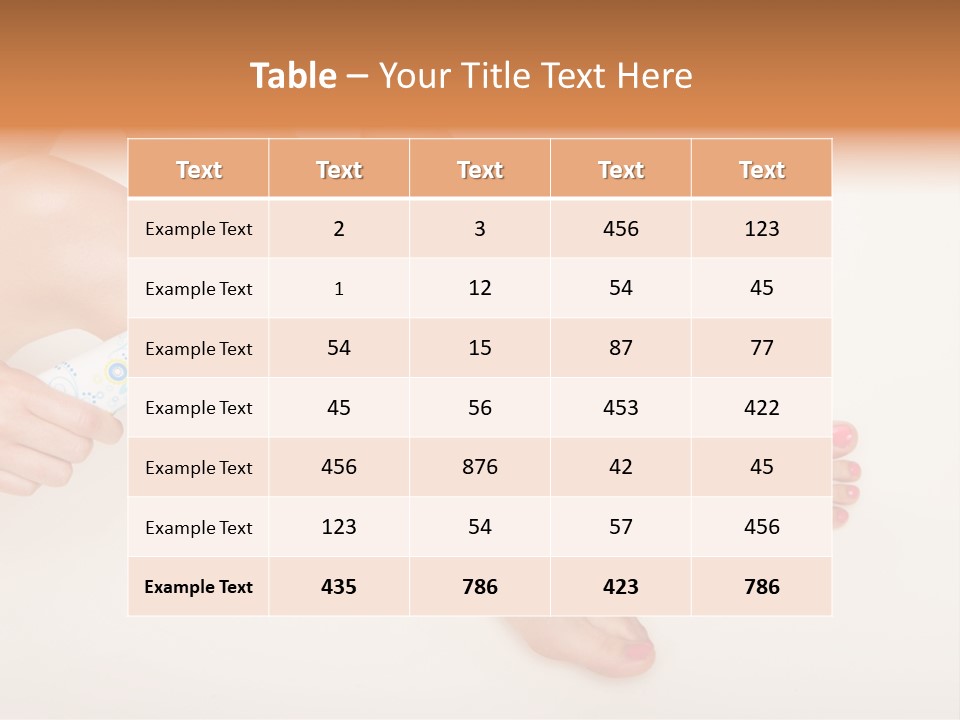 Sensual Waxing Graceful PowerPoint Template