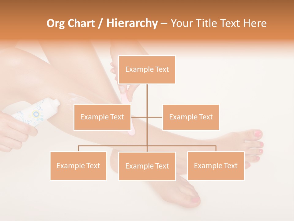 Sensual Waxing Graceful PowerPoint Template