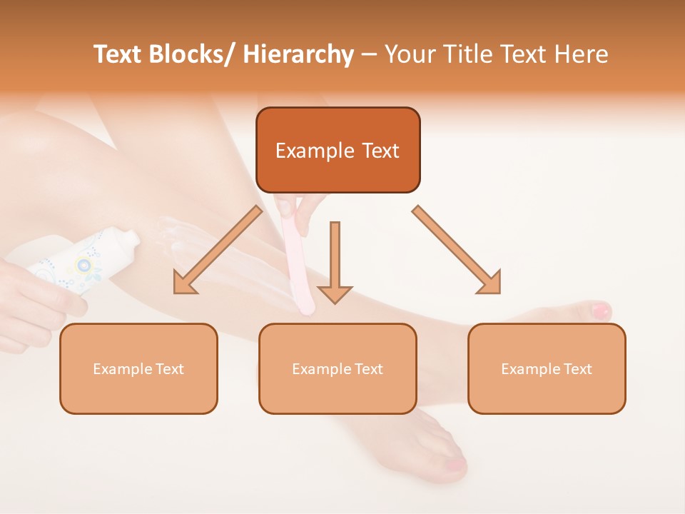 Sensual Waxing Graceful PowerPoint Template