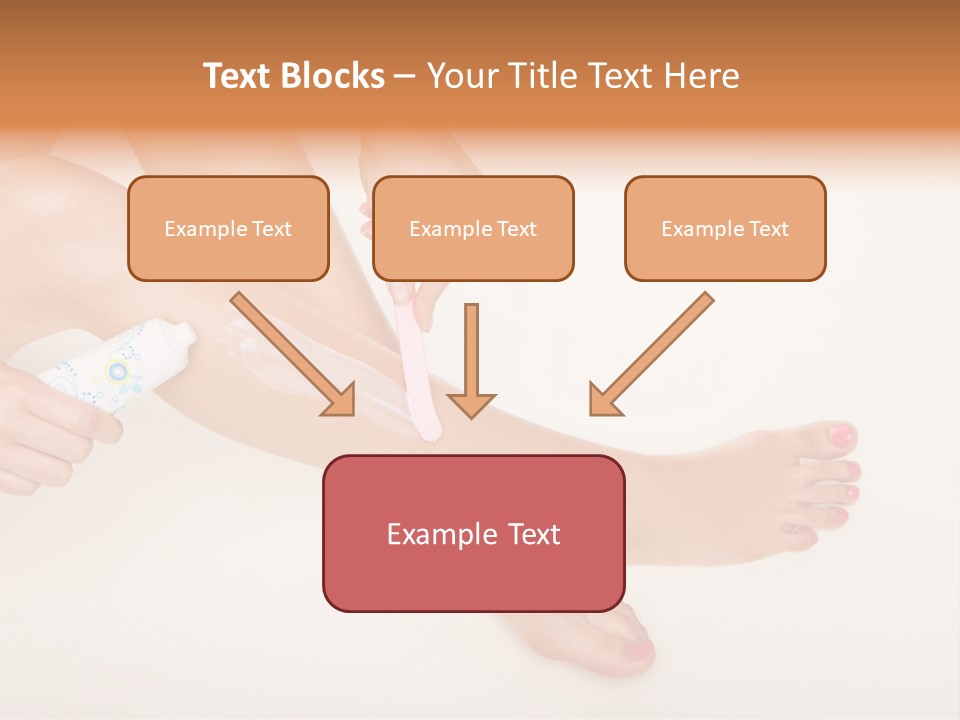 Sensual Waxing Graceful PowerPoint Template
