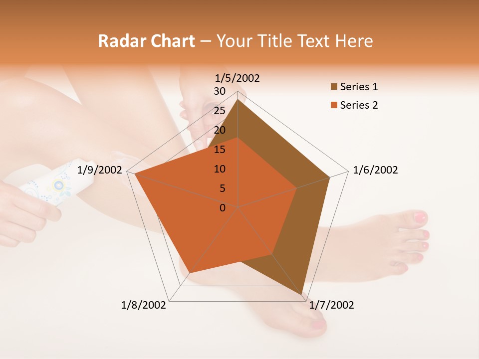 Sensual Waxing Graceful PowerPoint Template