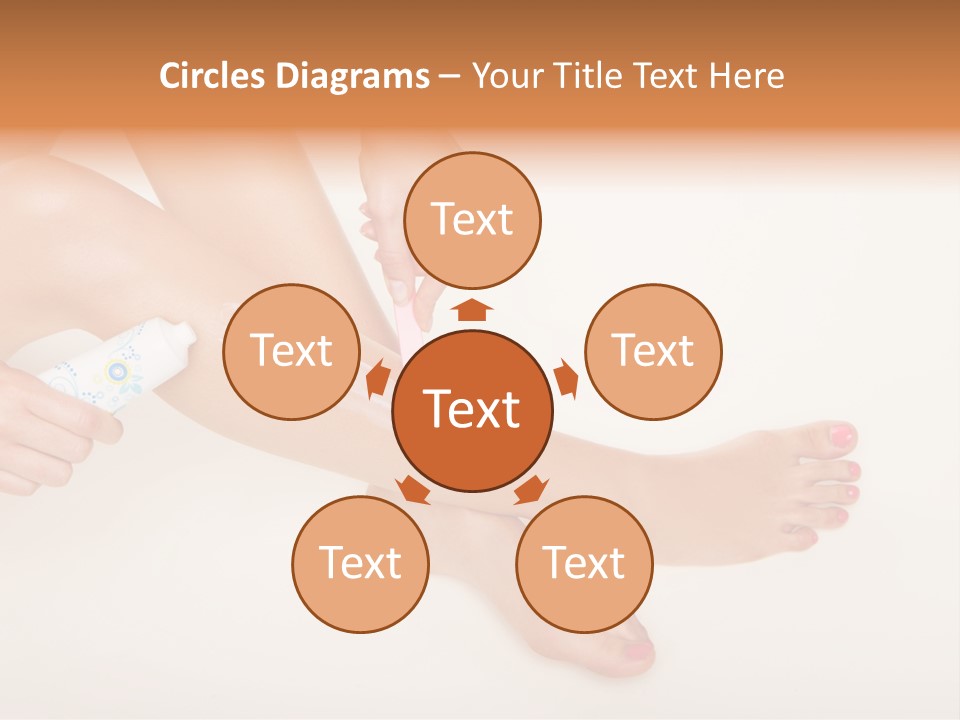 Sensual Waxing Graceful PowerPoint Template