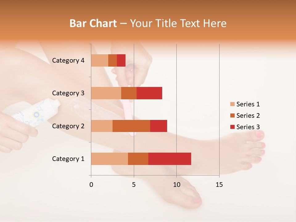 Sensual Waxing Graceful PowerPoint Template