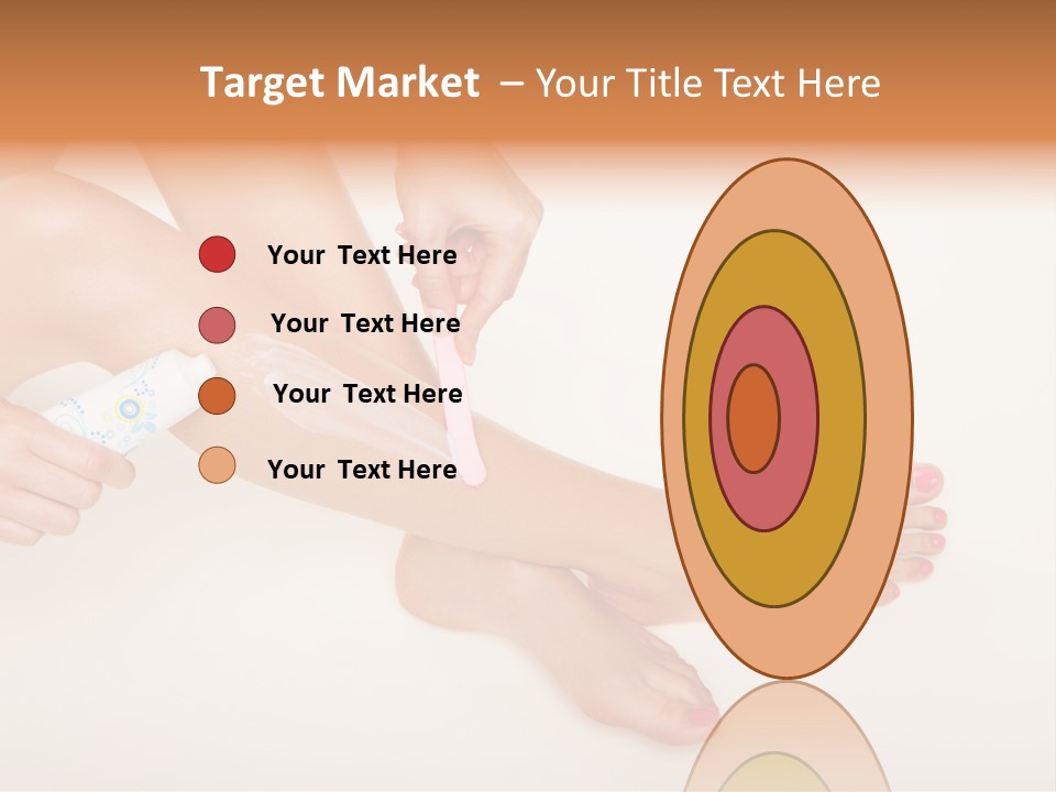 Sensual Waxing Graceful PowerPoint Template