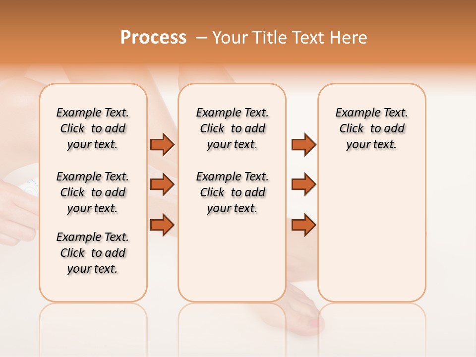 Sensual Waxing Graceful PowerPoint Template